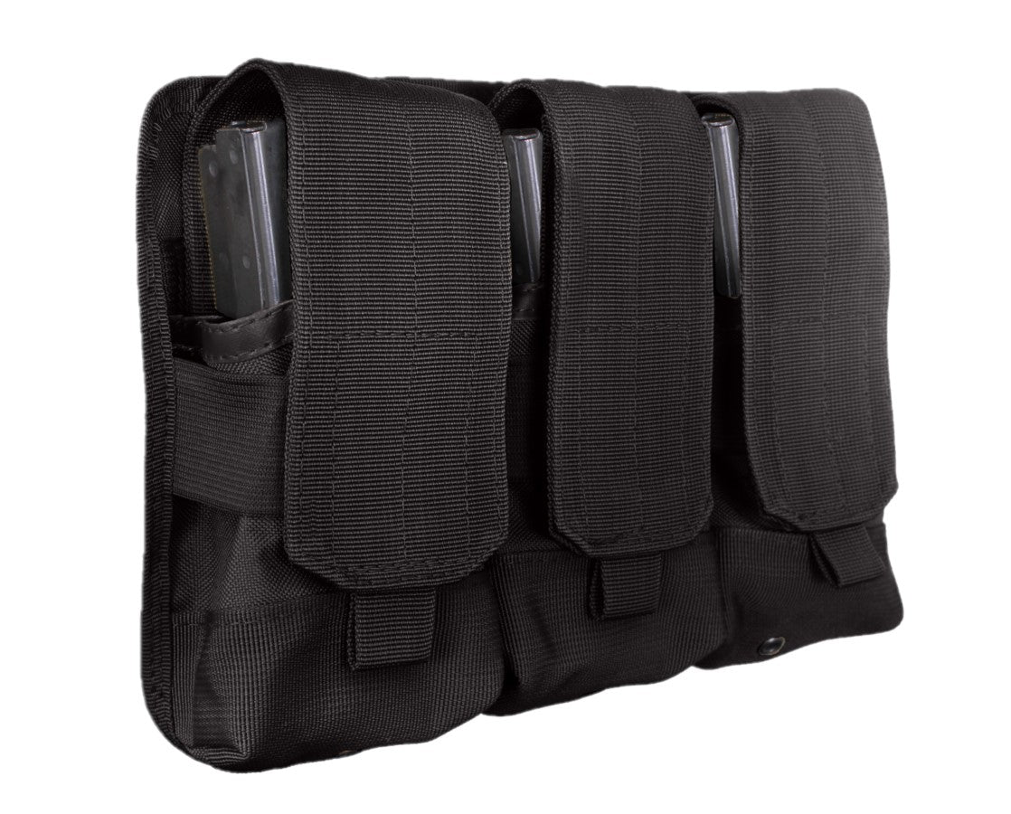 Rotcho Universal Mag Rifle Pouch - Triple - Black