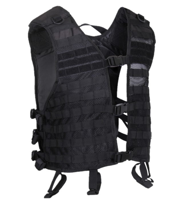 Rothco Lightweight Molle Utility Vest - Black