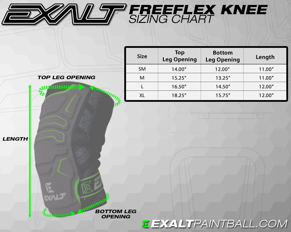 Exalt Freeflex Knee Pads - Gray