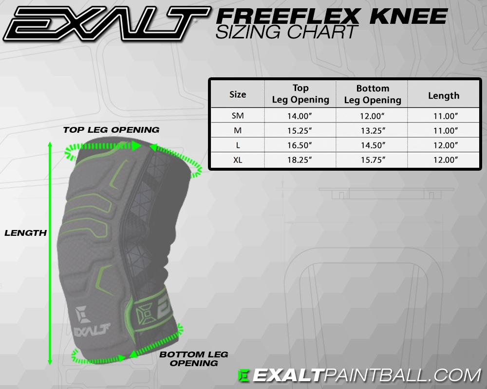Exalt Freeflex Knee Pads - Black