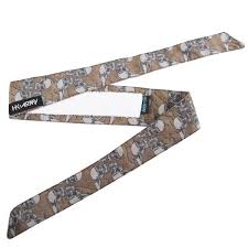 HK Headband- Hostilewear Skulls - Tan
