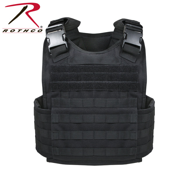 Rothco Plate Carrier Molle Vest - Black