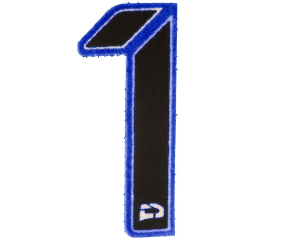 Push Velcro Numbers - Blue