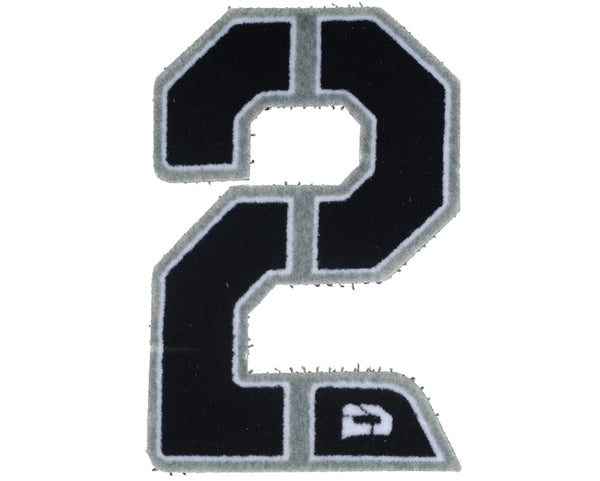 Push Velcro Numbers - Gray