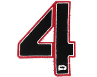 Push Velcro Numbers - Red