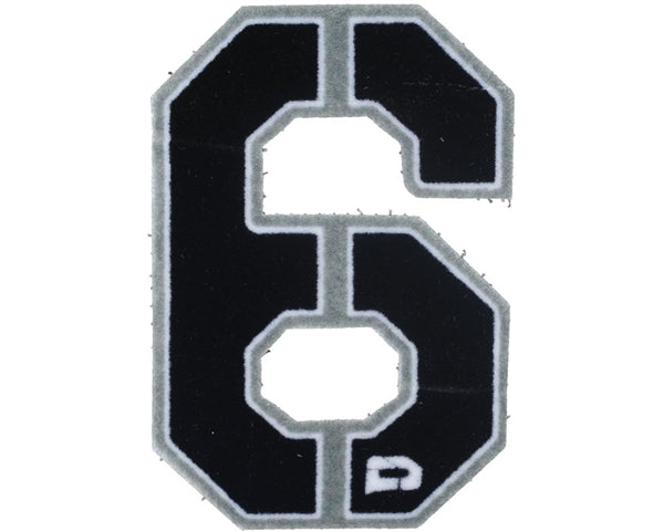 Push Velcro Numbers - Gray