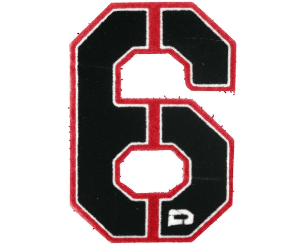 Push Velcro Numbers - Red