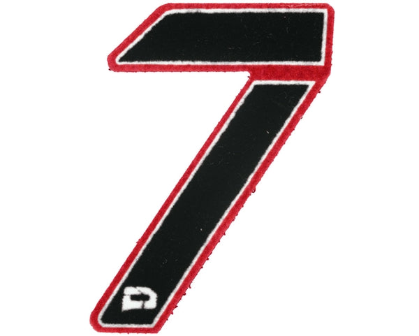 Push Velcro Numbers - Red