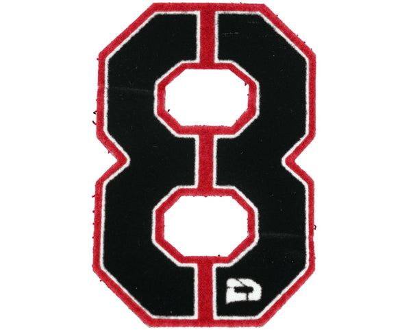 Push Velcro Numbers - Red