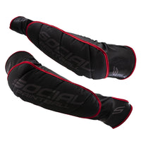 Social SMPL Elbow Pads - Red/Black