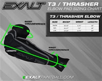 Exalt T3 Elbow Pads - Black/Gray